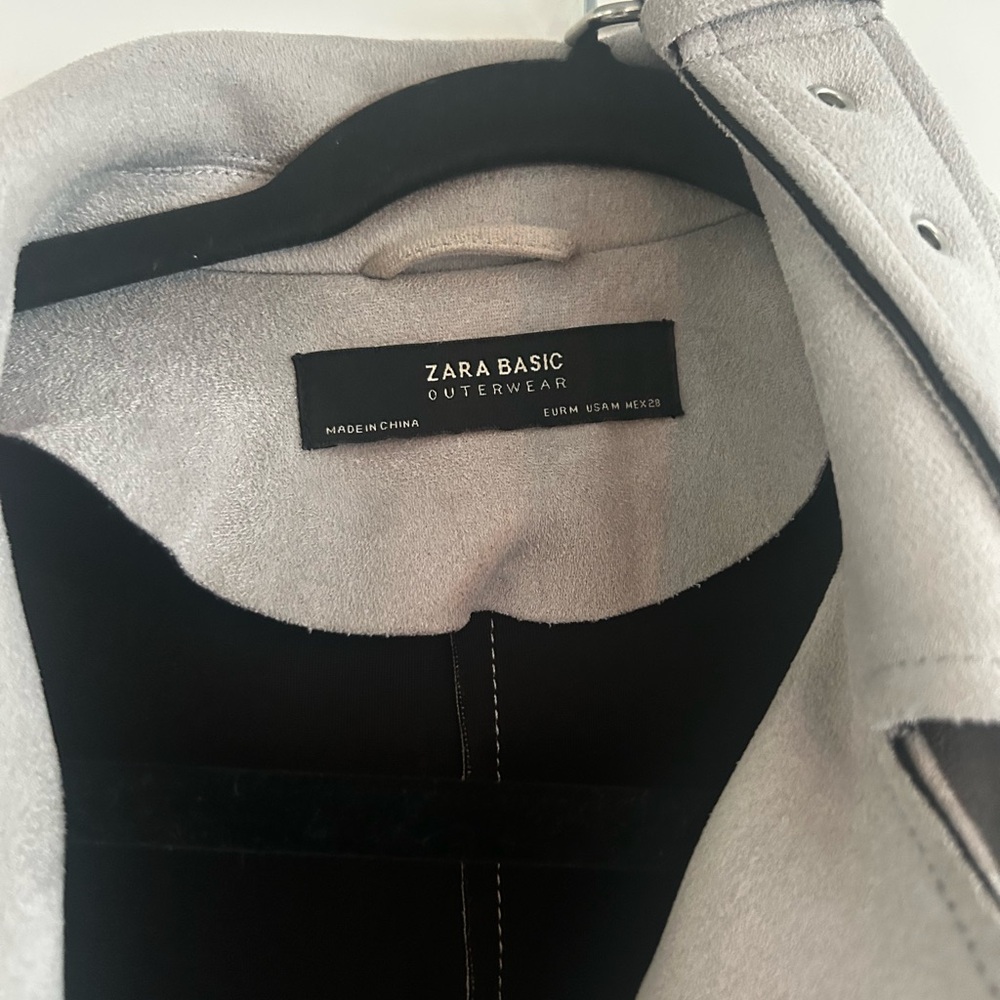 Zara Women's Suede Gray Jacket